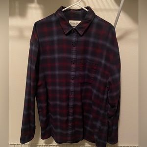 Abercrombie Flannel Relaxed Fit Size XL